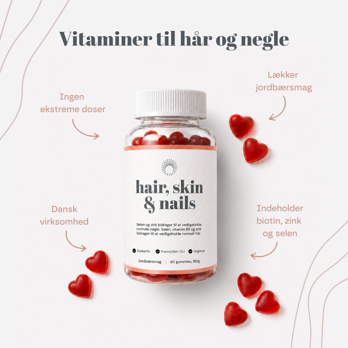 Hair & Nails Gummies Prøvepakke